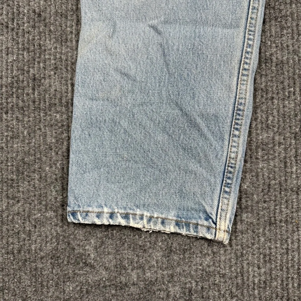 Vintage‎ 90s Levi's 550 Relaxed Fit Jeans Mens 33x32 Light Wash Distressed Denim